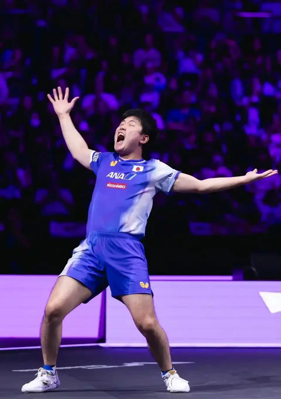 日本乒乓球队险胜奥地利乒乓球队，张继科关键制胜